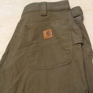 Carhartt olive work pants